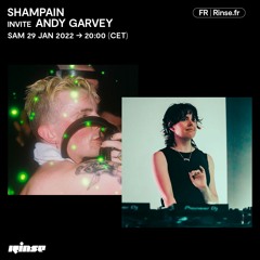 Shampain invite Andy Garvey - 29 Janvier 2022