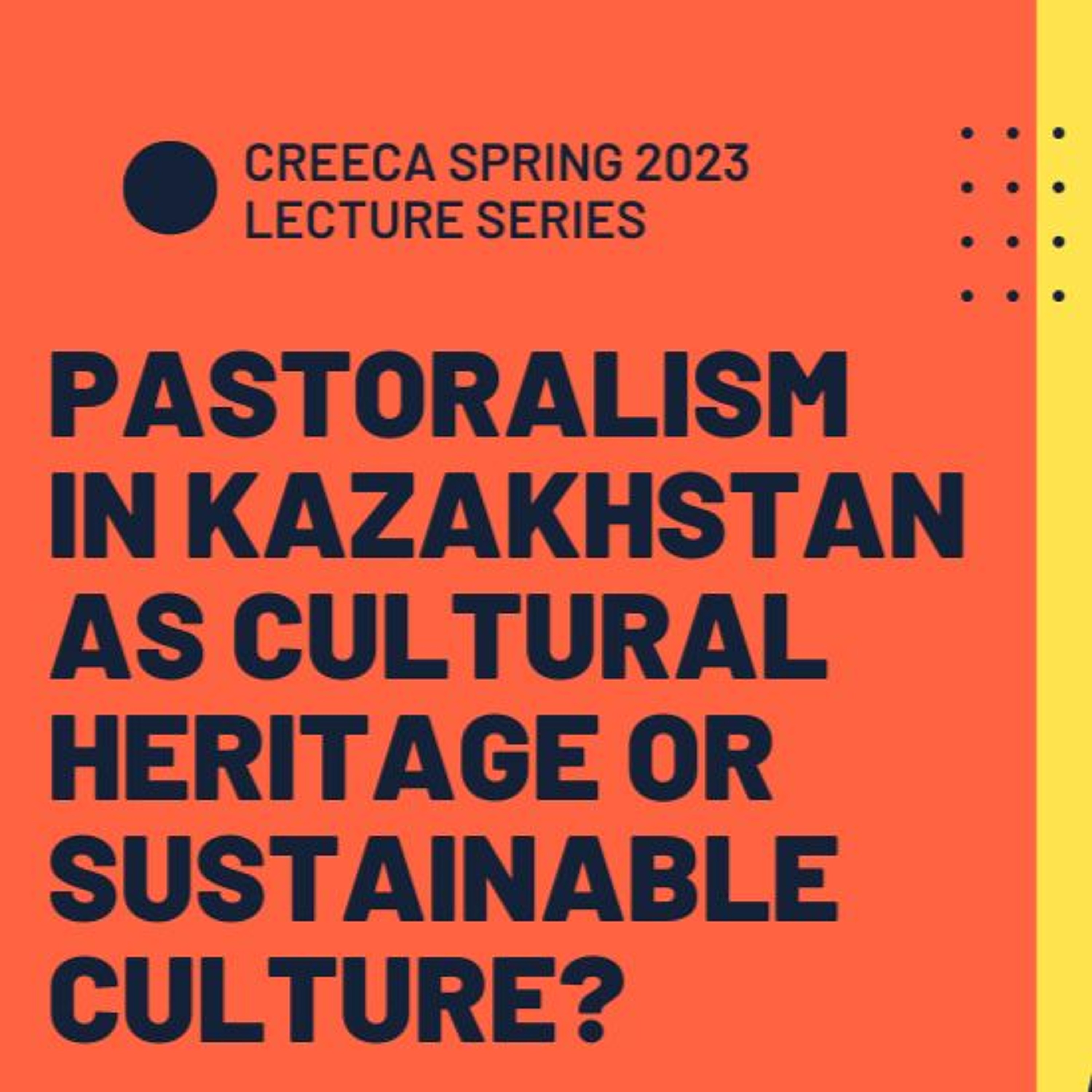 Pastoralism in Kazakhstan as Cultural Heritage or Sustainable Culture? - Russell Zanca episode artwork