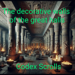 The decorative walls of the great halls