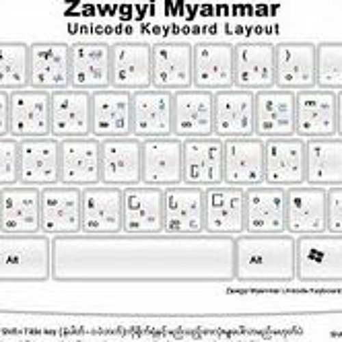 Stream Zawgyi Keyboard Installer For Windows7(64bit) from Trish