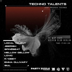 'Techno talents' techno party @ A7 club Berlin 21/5 2022