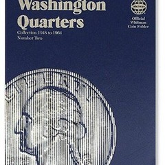 ( 8W7O ) Washington Quarter Folder 1948-1964 (Official Whitman Coin Folder) by  Whitman ( wNb )