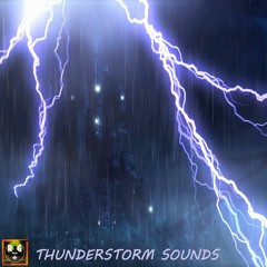 Thunderstorm Sounds with Rain, White Noise, Loud Thunder and Lightning Strike Sound Effects