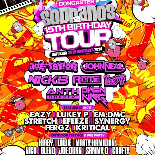 sopranos 15th birthday set +15 minutes extra