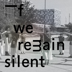 Verbal description tour of the exhibition If we remain silent by Ana Bravo Pérez