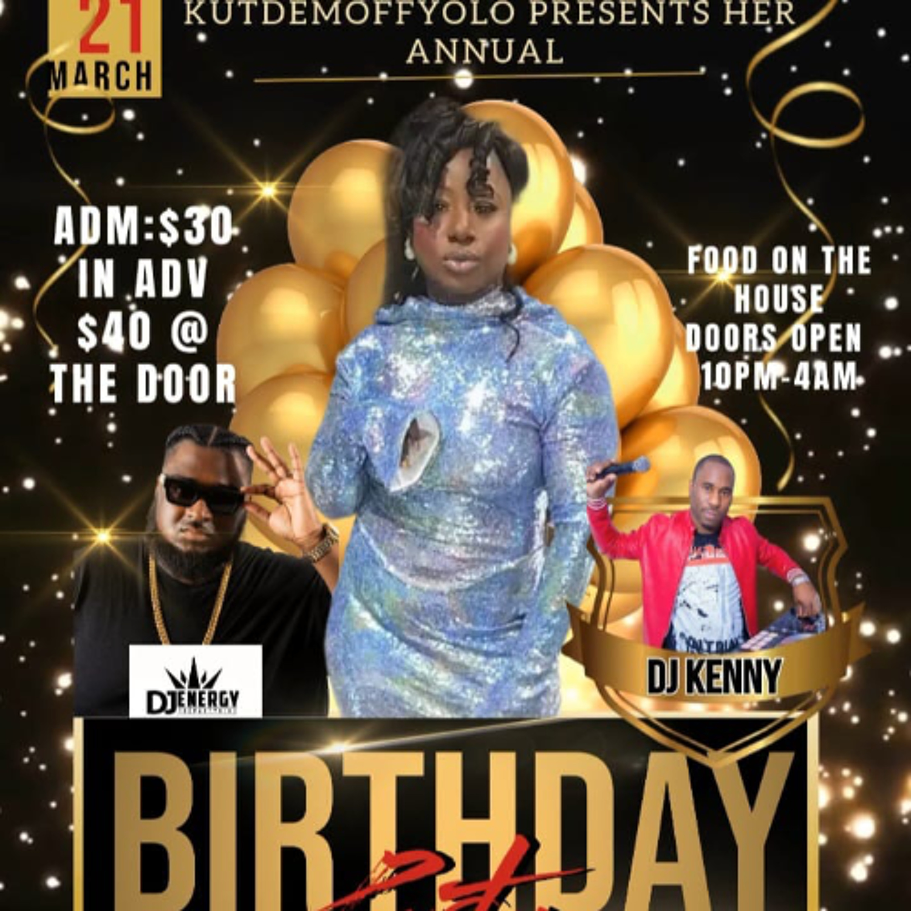 MARCH 21 CUT DEM OFF YEAR TO YEAR BIRTHDAY BASH (DJ ENERGY AND DJ KENNY) "Live" episode artwork