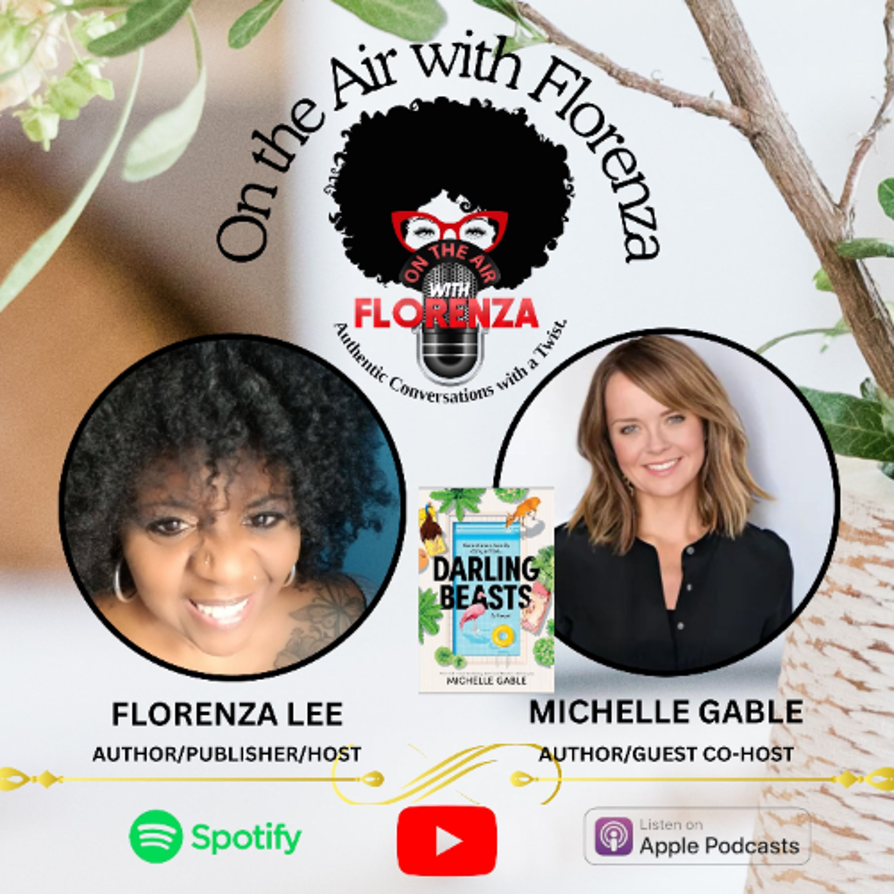 Michelle Gable Co-hosts On the Air with Florenza episode artwork