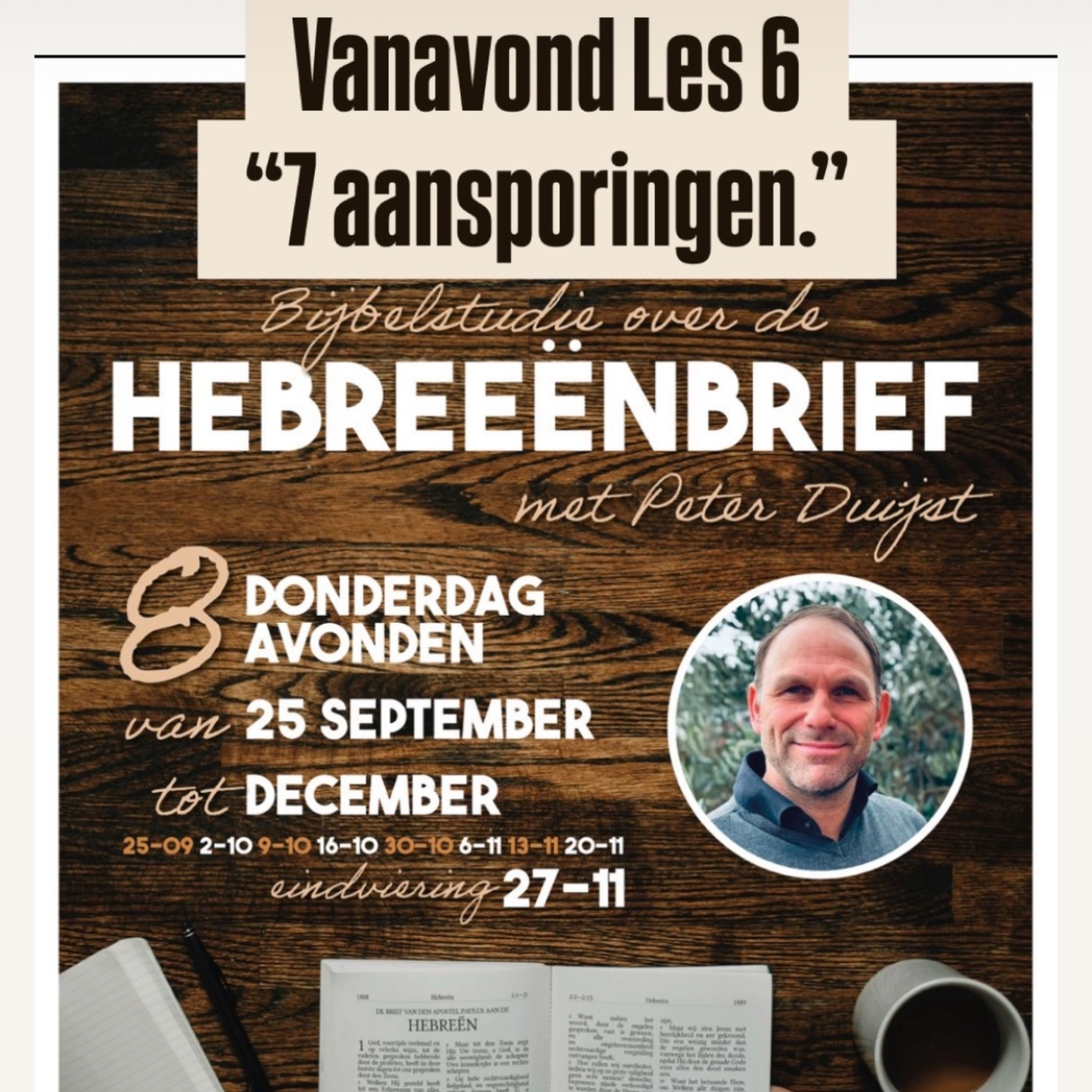 Lighthouse teaching Hebreeenbrief Les 7 “de 7 waarschuwingen.”