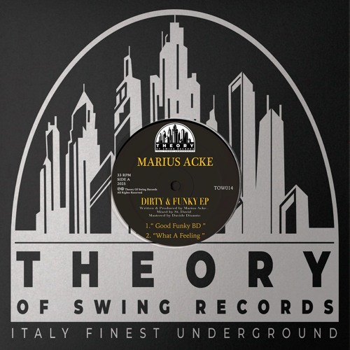 TOW014 - Marius Acke - Dirty & Funky EP PREVIEW