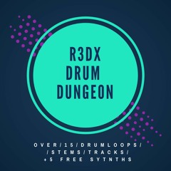 R3dX DNB Drum Dungeon + 5 Free Synths ( PRESS BUY )