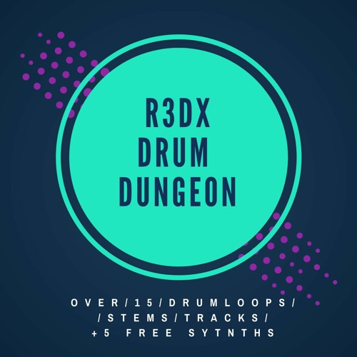 R3dX DNB Drum Dungeon + 5 Free Synths ( PRESS BUY )