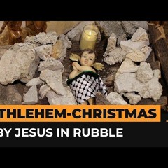 Baby Jesus Lying in the Rubble