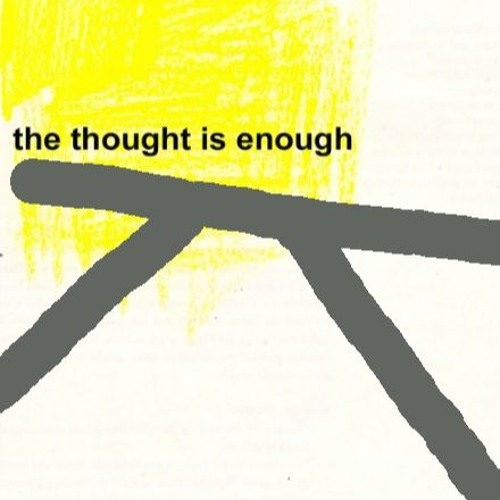 the thought is enough / ulrich langenbach/trampelfäd / 2024