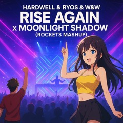 Hardwell & Ryos & W&W - Rise Again x Moonlight Shadow(Rockets Mashup)FILTER