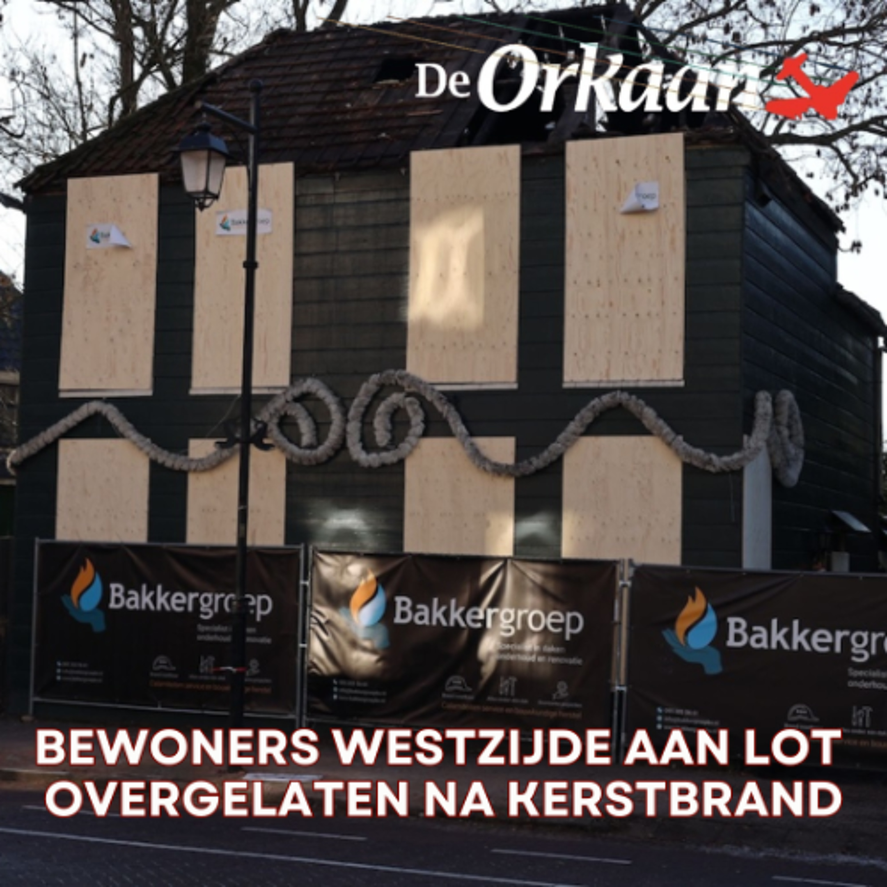 Bewoners pand Westzijde aan lot overgelaten na kerstbrand