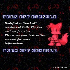 Tails The Fox (Classic) - Anti-Piracy Screen
