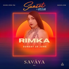 RIMKA @ Savaya Bali June'23 | Organic House & Afro House Mix
