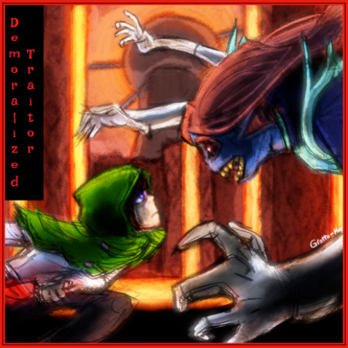 Demoralized Traitor (Amraz!DustShift: Core Encounter)
