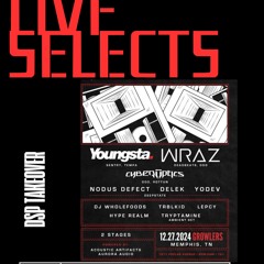 LIVE SELECTS:DELEK B2B YODEV Memphis TN 12/27/24 //New Dream Presents : Youngsta & Wraz