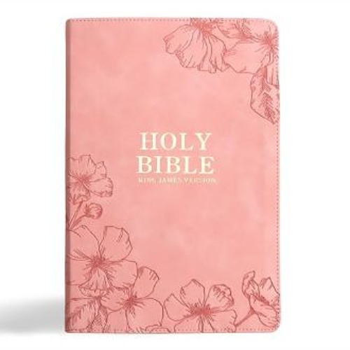 ebook read pdf ⚡ KJV Holy Bible, Giant Print with Cross-References, Soft Pink LeatherTouch with Fl