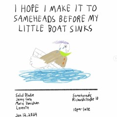 Marie Davidson Dj cut - I Hope I Make It To Sameheads Before My Little Boat Sinks @ Sameheads