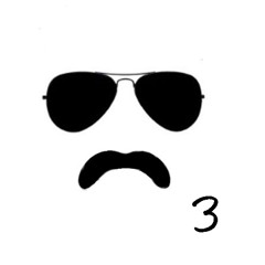 Sunglasses And Moustache Mix 3