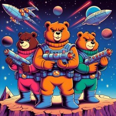 Highly Intelligent Space Bears With Guns