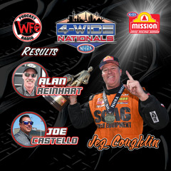 NHRA results - 4-Wide Las Vegas - Jeg Coughlin Jr. joins Joe Castello and Alan Reinhart