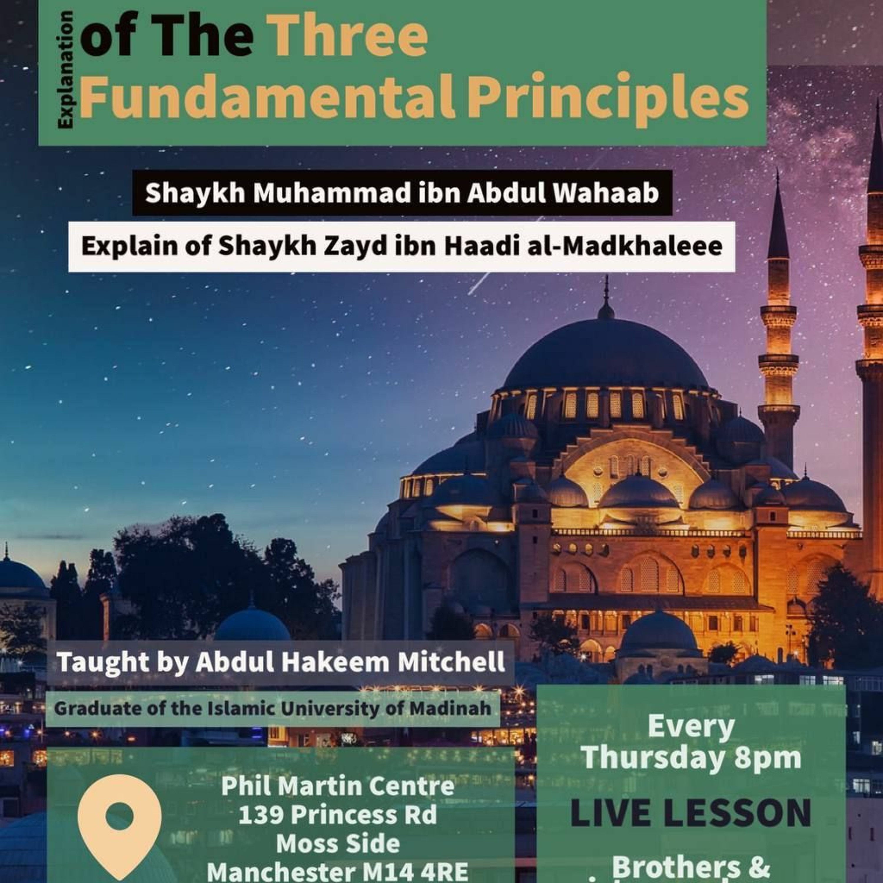 26 - Three Fundamental Principles Expl Sh Zayd - Abdulhakeem Mitchell | Manchesterd episode artwork