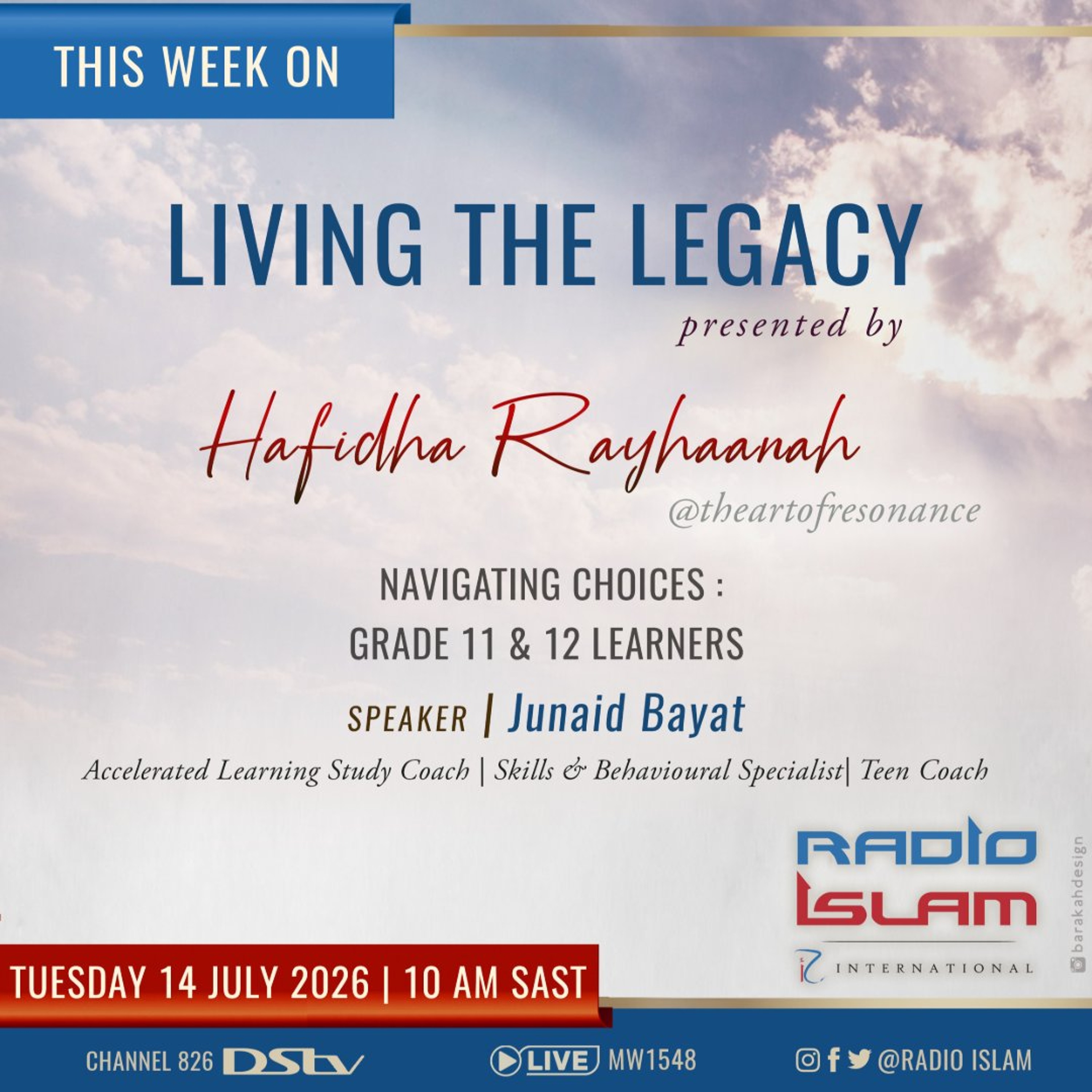 Navigating Choices: Grade 11 & 12 Learners: Junaid Bayat