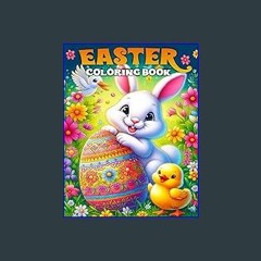 #^DOWNLOAD 📖 Easter Coloring Book: 50 Very Easy To Color With Easter Bunnies, Eggs, Baskets And Mo