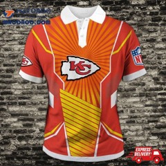 Kansas City Chiefs Sunlight Casual Polo Shirt Gift For Nfl Fans