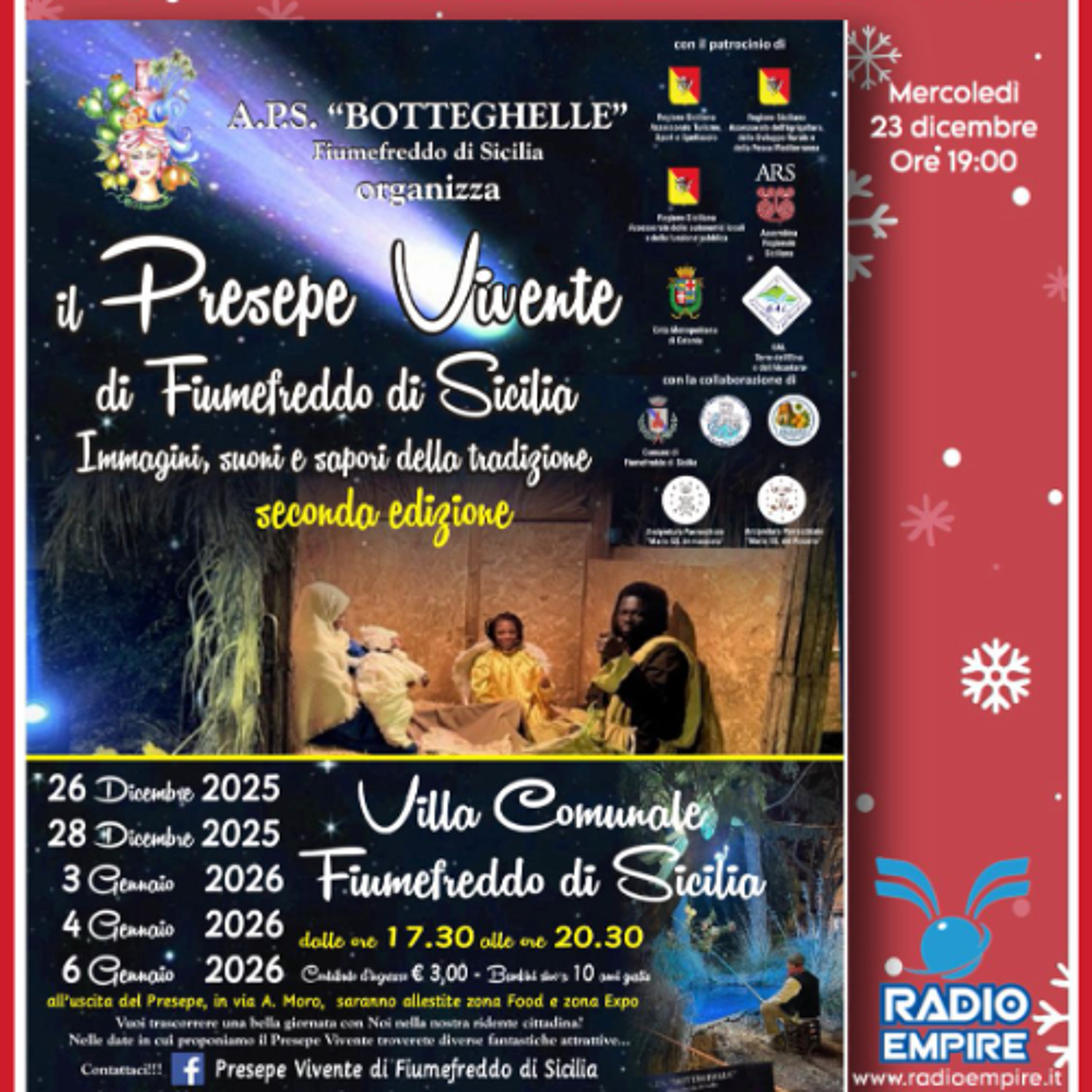Radio Empire Ospita...A.P.S. Botteghelle Fiumefreddo di Sicilia 23 Dicembre 2025 episode artwork