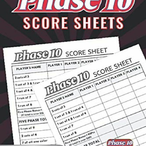 Stream episode 🌟download✓ Phase 10 Score Sheets: Phase Ten Score Sheets,  120 Page Score Pads, Score Card by alicepatel podcast | Listen online for  free on SoundCloud