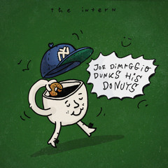 Joe DiMaggio Dunks His Donuts