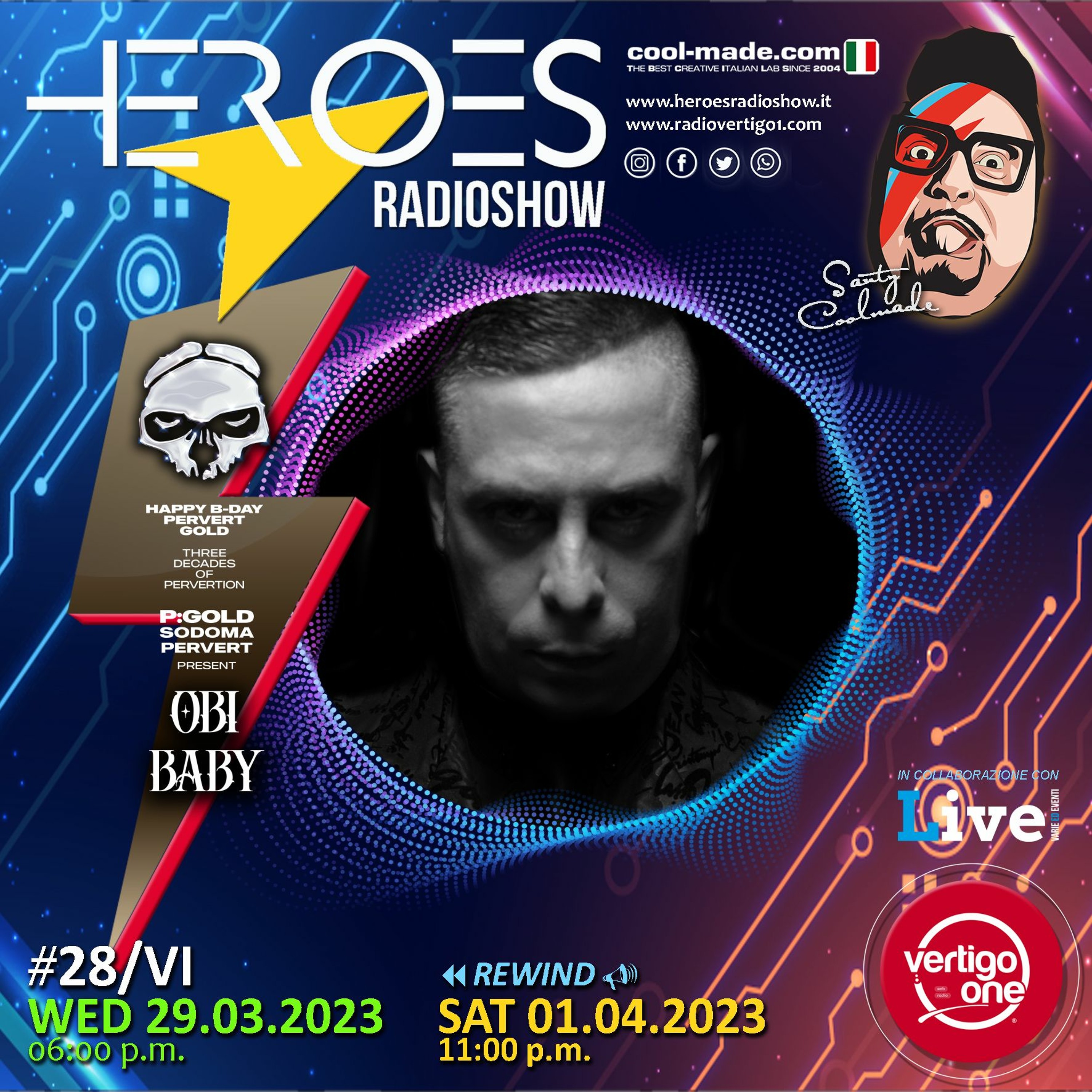 #28/2022-23> HEROES RadioShow - Special Guest OBI BABY episode artwork