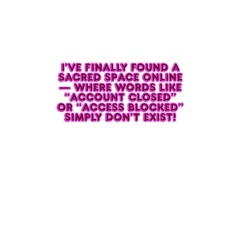 Quote from the book $ Sacred online space