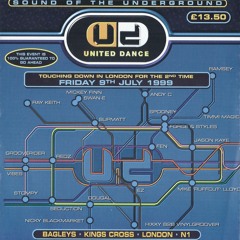 DJ Ramsey | United Dance | Bagleys, Warehouse, London | Friday 9th July 1999