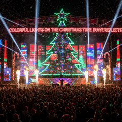 Colorful Lights on the Christmas Tree (Rave Reflects) X-Vibe