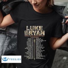 Luke Bryan Camo Mind Of A Country Boy Tour 2024 Shirts