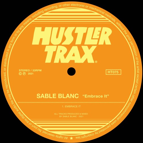 [HT075] Sable Blanc - Embrace It EP