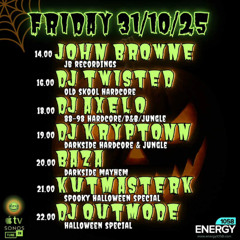 DARKSIDE JUNGLE & HARDCORE RECORDED LIVE ON ENERGY1058 HALLOWEEN