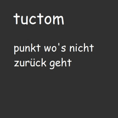 Punkt wo's nicht zurück geht