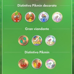 Badges menu - Pikmin bloom