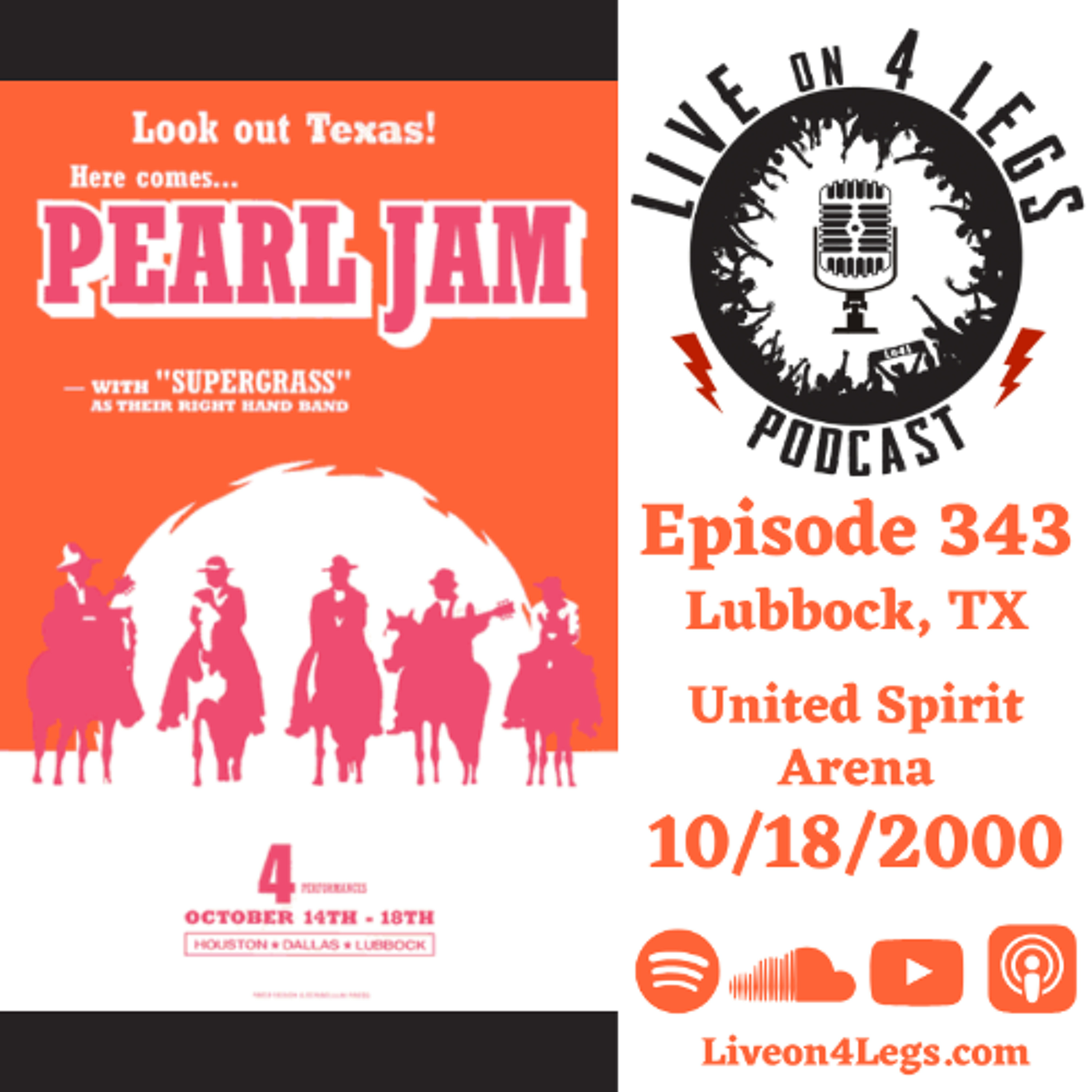 Episode 343: Lubbock, TX - 10/18/2000