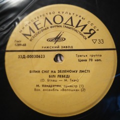 A1 М.Кондратюк - Білий Сніг На Зеленому Лісті