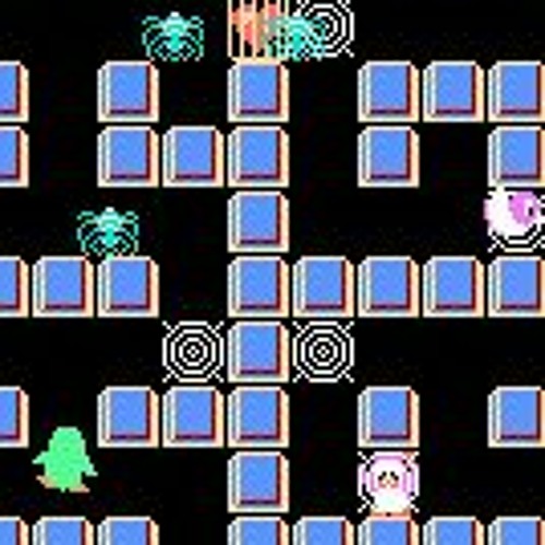 情侶企鵝躲蜘蛛Binary Land (NES) Music - Stage Theme