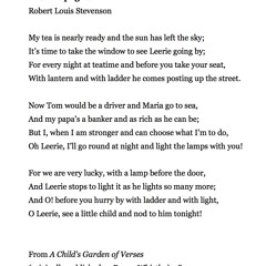 439 The Lamplighter by Robert Louis Stevenson