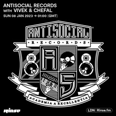 Antisocial Records with Vivek & Chefal - 08 January 2023