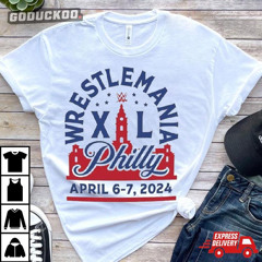 Wrestlemania 40 Sportiqe Philadelphia, Pa Tri-blend Shirt